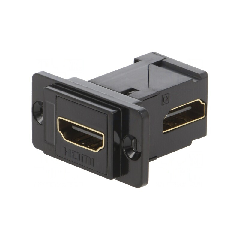 Adaptor HDMI DUALSLIM Aurit 29mm | Electronic-mag.ro | Componente Electronice Adaptor HDMI DUALSLIM Aurit 29mm | Electronic-mag.ro | Componente Electronice