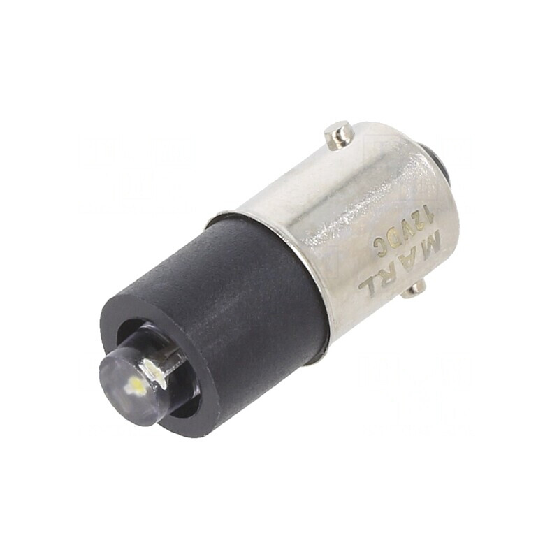Lampă LED alb rece 12V BA9S 5mm | Electronic-mag.ro | Componente Electronice