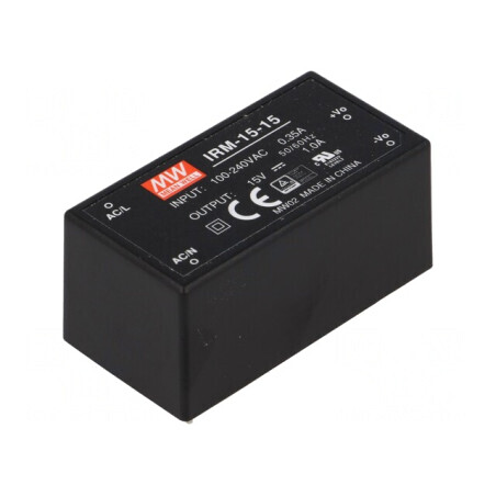 Convertor AC/DC 15W 15VDC | Electronic-mag.ro | Componente Electronice