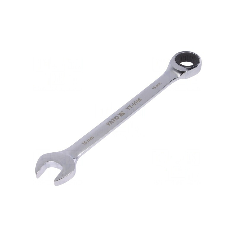 Cheie combinată cu piedică 15mm oțel crom-vanadium | Electronic-mag.ro | Componente Electronice