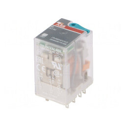 Releu Electromagnetic DPDT 24VDC 12A | Electronic-mag.ro | Componente Electronice