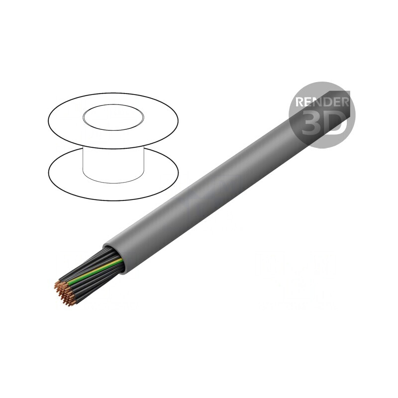 Cablu JZ-500 neecranat 0,5mm2 300V/500V gri | Electronic-mag.ro | Componente Electronice Cablu JZ-500 neecranat 0,5mm2 300V/500V gri | Electronic-mag.ro | Componente Electronice