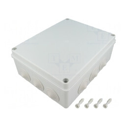 Cutie de conexiuni IP65 gri 190x240x90 mm | Electronic-mag.ro | Componente Electronice