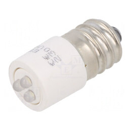 Lampă de control LED E14 albă 230V | Electronic-mag.ro | Componente Electronice