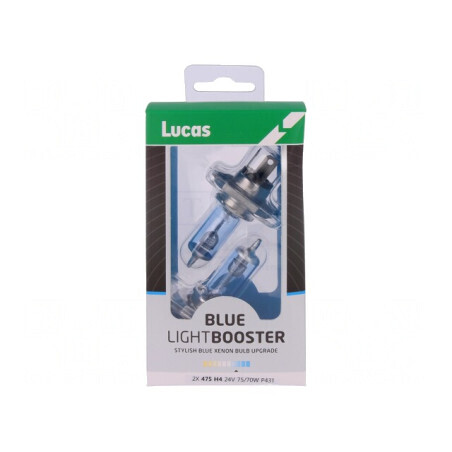 Lampa auto H4 24V 75/70W alb-albastru | Electronic-mag.ro | Componente Electronice