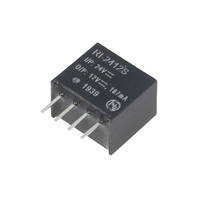 Convertor DC/DC 2W 24V la 12V 167mA | Electronic-mag.ro | Componente Electronice