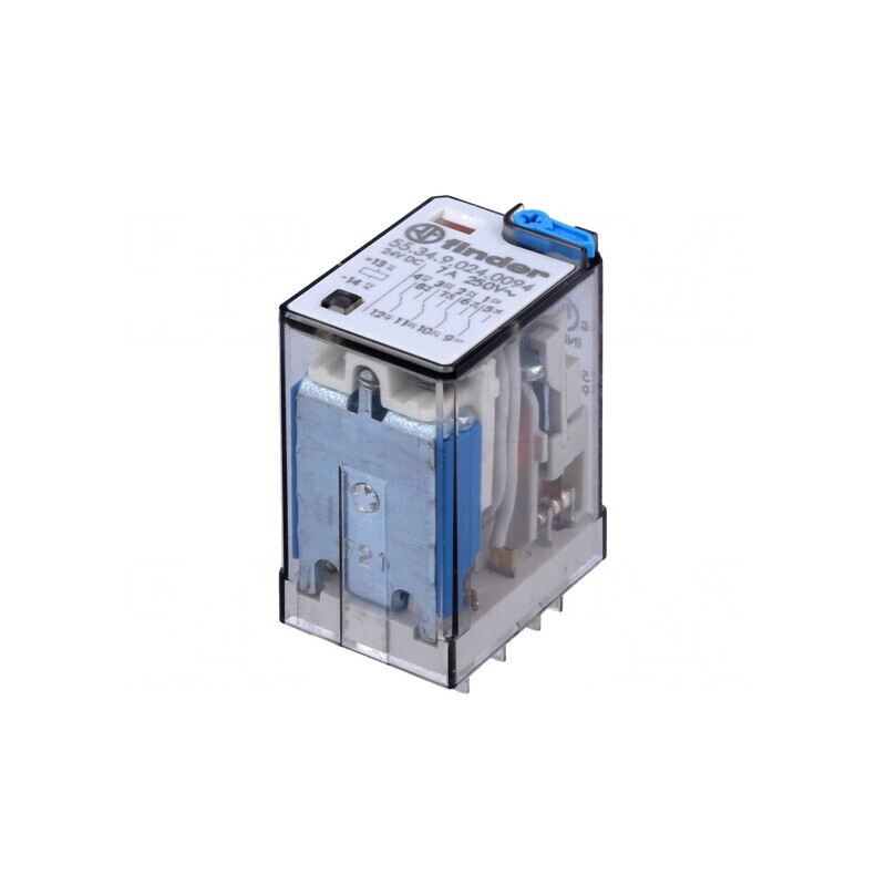 Releu Electromagnetic 4PDT 24VDC 7A | Electronic-mag.ro | Componente Electronice