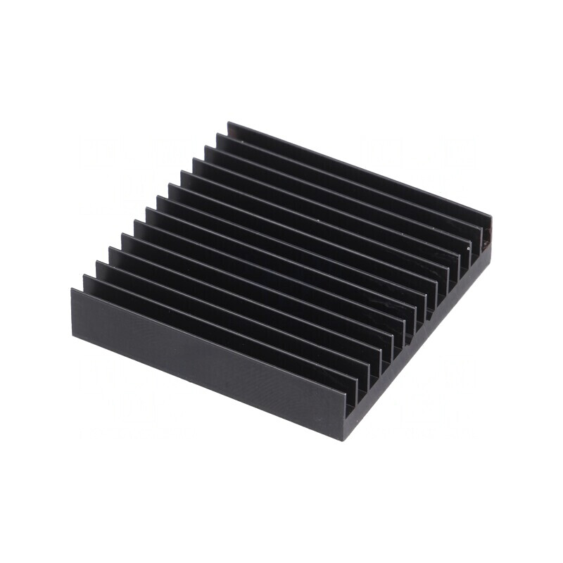 Radiator extrudat cu aripioare BGA negru 45x45mm | Electronic-mag.ro | Componente Electronice