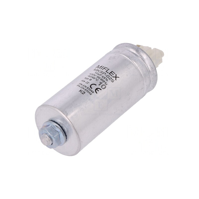 Condensator 10uF 450VAC pentru lămpi cu descărcare în gaze | Electronic-mag.ro | Componente Electronice