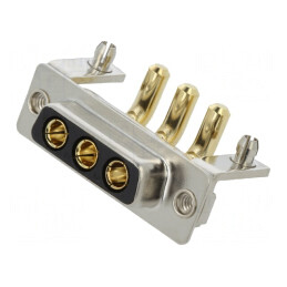 Conector D-Sub 3 pini mamă PCB THT 240V | Electronic-mag.ro | Componente Electronice