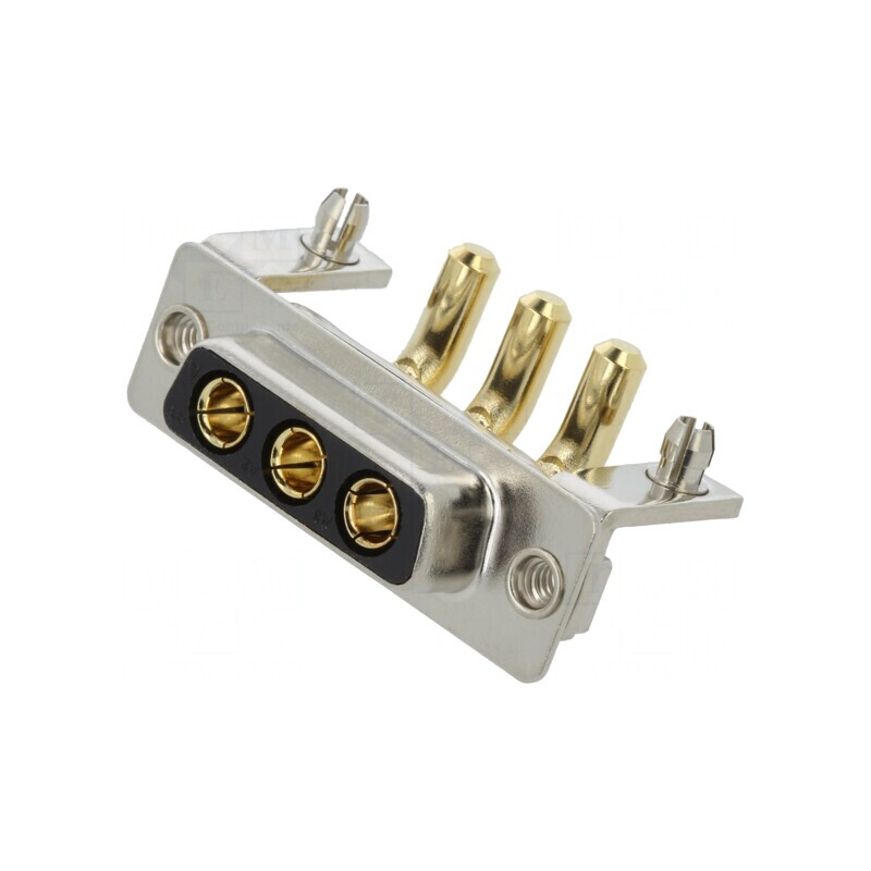 Conector D-Sub 3 pini mamă PCB THT 240V | Electronic-mag.ro | Componente Electronice