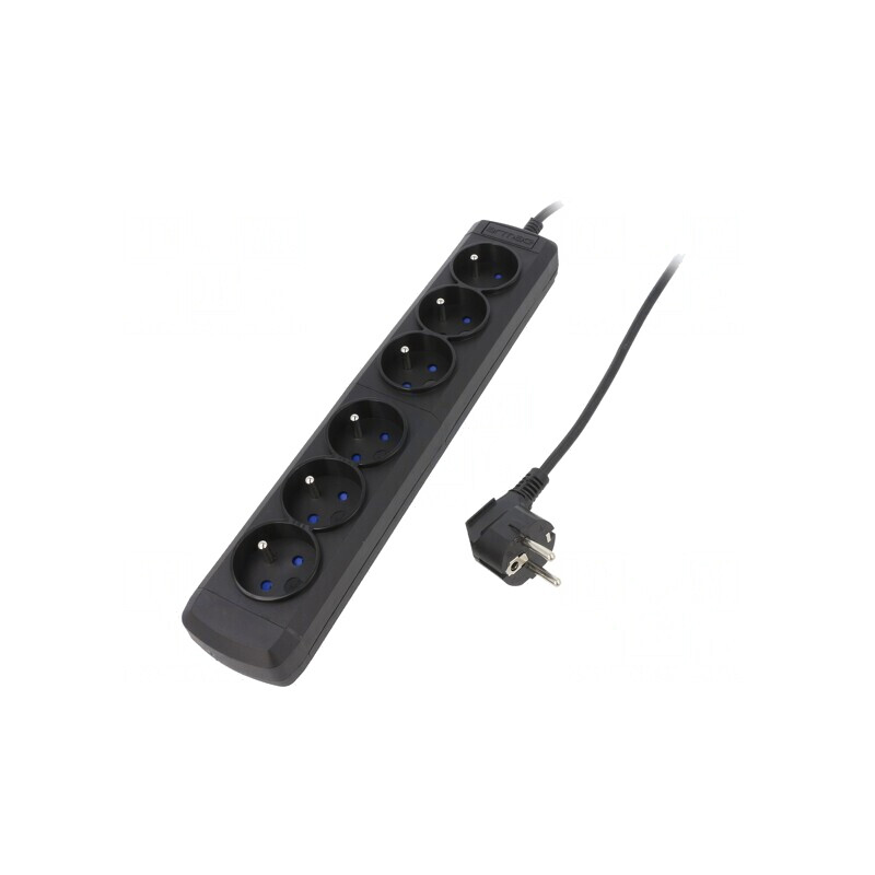 Prelungitor 6 Prize Negru 250V 10A | Electronic-mag.ro | Componente Electronice Prelungitor 6 Prize Negru 250V 10A | Electronic-mag.ro | Componente Electronice