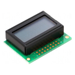 Afișaj LCD Alfanumeric 8x2 40x30,5x12,5mm LED