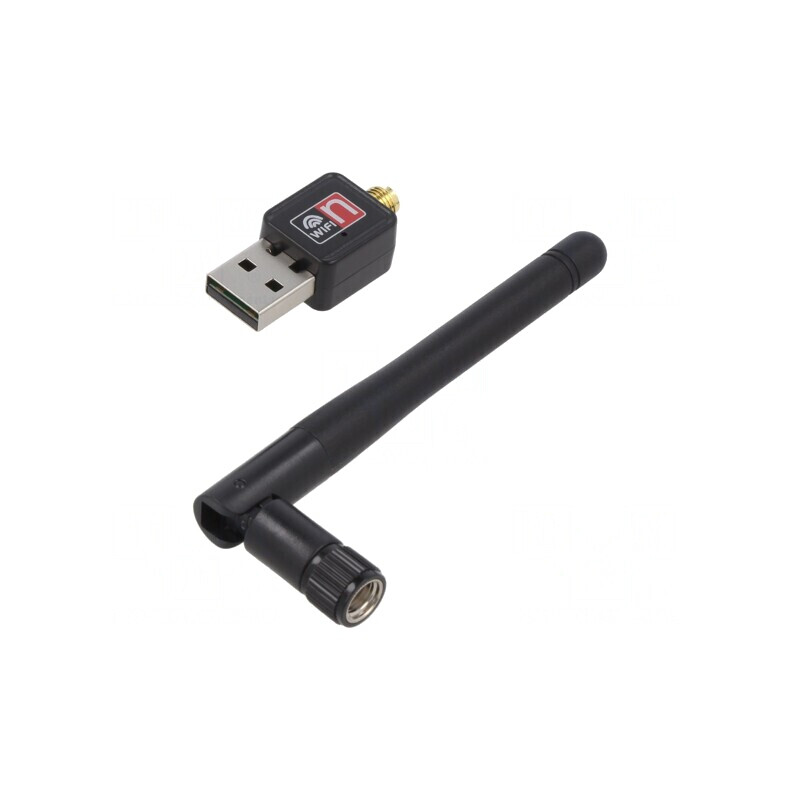 Adaptor Rețea WiFi USB 2.0 Negru | Electronic-mag.ro | Componente Electronice Adaptor Rețea WiFi USB 2.0 Negru | Electronic-mag.ro | Componente Electronice