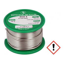 Sârmă de lipit fără plumb 1,5mm 0,1kg | Electronic-mag.ro | Componente Electronice
