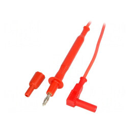 Cablu de Măsurare 12A cu Mufă Banană 4 mm | Electronic-mag.ro | Componente Electronice