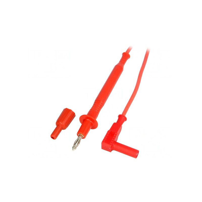 Cablu de Măsurare 12A cu Mufă Banană 4 mm | Electronic-mag.ro | Componente Electronice