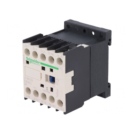 Contactor 3P NO 24VDC 9A 690V x3 Contacte Auxiliare NO | Electronic-mag.ro | Componente Electronice