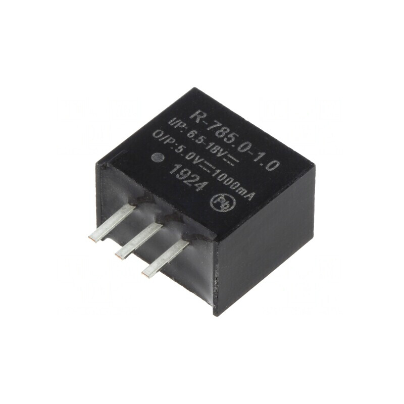 Convertor DC/DC 5W 6.5-18V la 5V 1A SIP3 PCB | Electronic-mag.ro | Componente Electronice