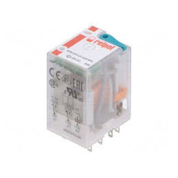Releu Electromagnetic DPDT 24VDC 24A | Electronic-mag.ro | Componente Electronice