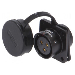 Soclu SA20 mamă 3 PIN IP67 25A 500V | Electronic-mag.ro | Componente Electronice