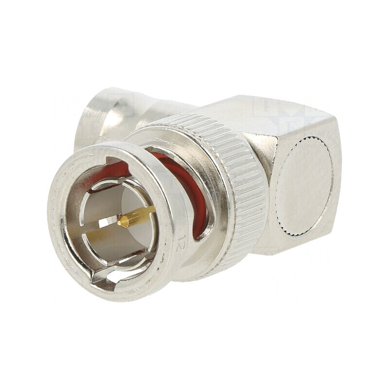 Adaptor BNC Soclu-Mufă Unghi 90° 75Ω | Electronic-mag.ro | Componente Electronice