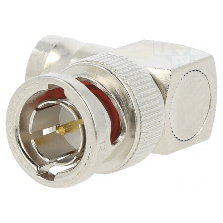 Adaptor BNC Soclu-Mufă Unghi 90° 75Ω | Electronic-mag.ro | Componente Electronice