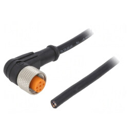 Cablu de Conectare M12 4-PIN Unghi 2m IP67 250VAC 4A