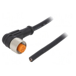 Cablu de Conectare M12 4-PIN Unghi 2m IP67 250VAC 4A | Electronic-mag.ro | Componente Electronice