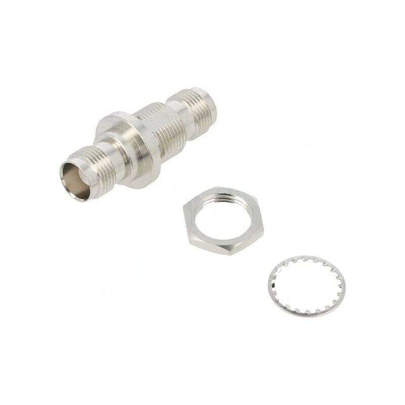 Adaptor Drept 50Ω POM Aurit | Electronic-mag.ro | Componente Electronice