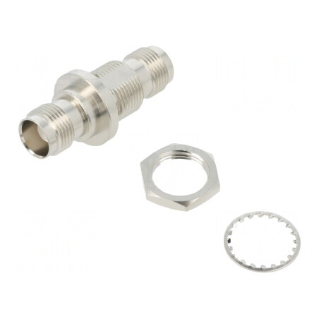 Adaptor Drept 50Ω POM Aurit | Electronic-mag.ro | Componente Electronice