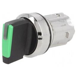 Comutator Rotativ 22mm Verde IP67 2 Puncte | Electronic-mag.ro | Componente Electronice