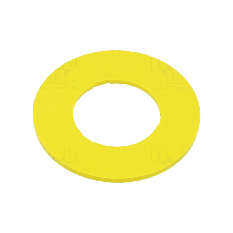 Tăbliţă Descriptivă Plastic Galben 45x45mm | Electronic-mag.ro | Componente Electronice