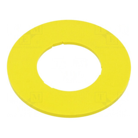 Tăbliţă Descriptivă Plastic Galben 45x45mm | Electronic-mag.ro | Componente Electronice