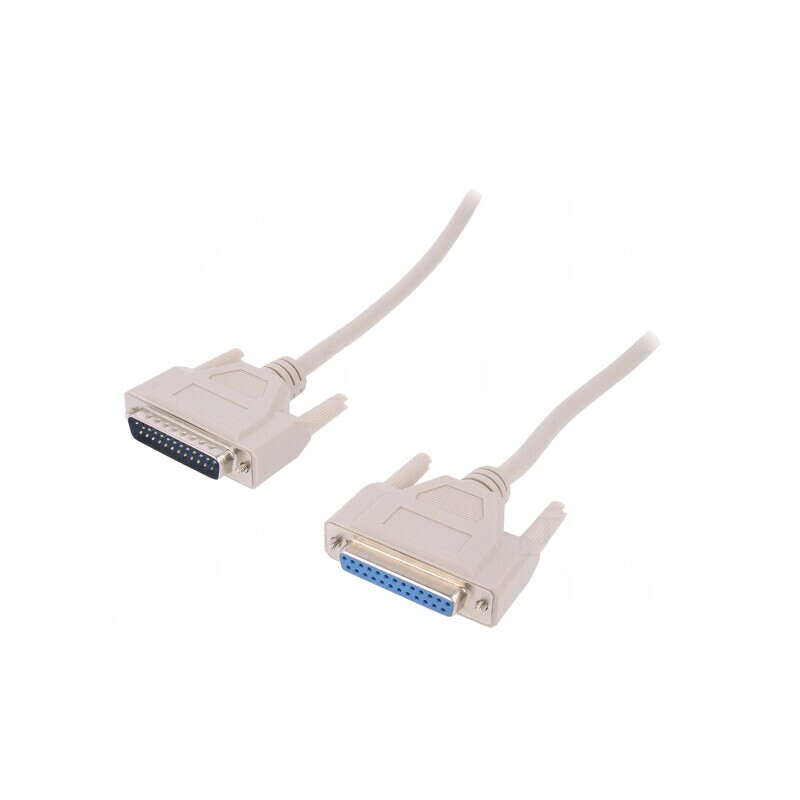 Cablu D-Sub 25pin 5m Bej | Electronic-mag.ro | Componente Electronice