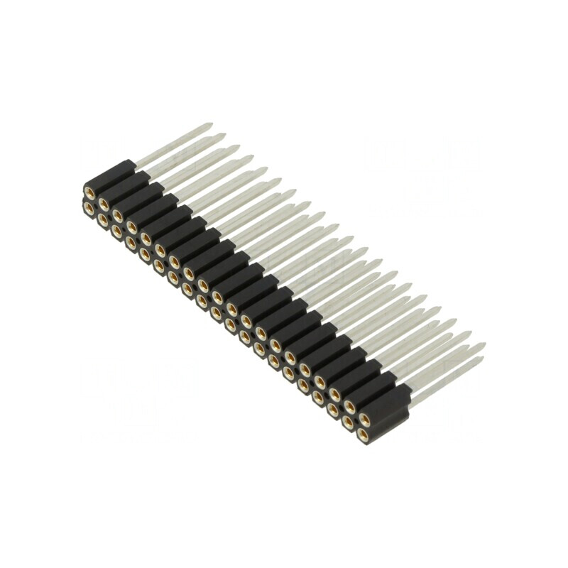 Soclu pini mamă 40 pini 2,54mm THT 2x20 | Electronic-mag.ro | Componente Electronice