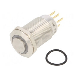 Comutator Anti-Vandalism SPDT 3A/220VAC 5A/24VDC IP65 | Electronic-mag.ro | Componente Electronice