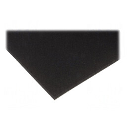 Burete Electroconductor ESD Negru 550mm x 350mm x 10mm | Electronic-mag.ro | Componente Electronice
