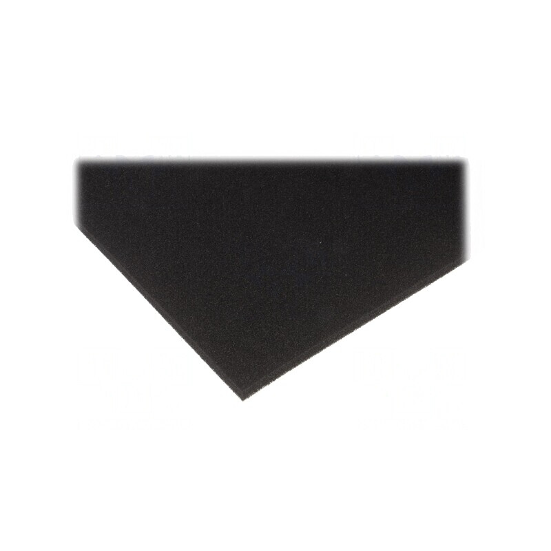 Burete Electroconductor ESD Negru 550mm x 350mm x 10mm | Electronic-mag.ro | Componente Electronice