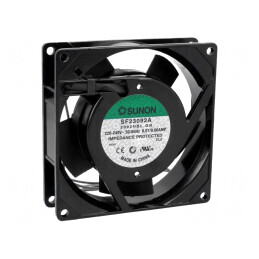 Ventilator AC Axial 230V 92x92x25mm 51m3/h 37dBA | Electronic-mag.ro | Componente Electronice