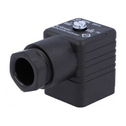 Conector cu Valvă Mufă 18mm 3 Pin în Unghi 90° | Electronic-mag.ro | Componente Electronice