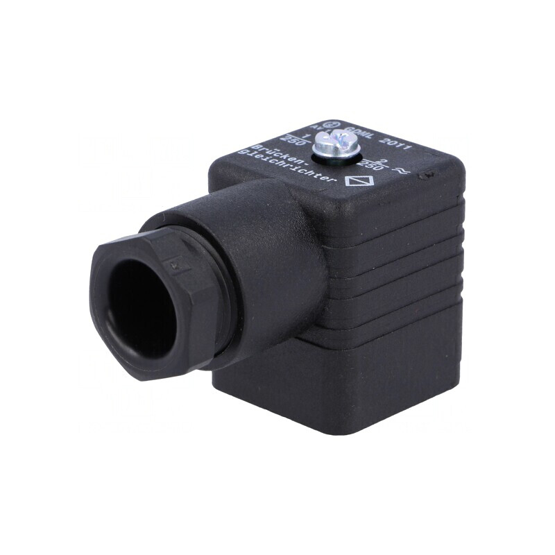 Conector cu Valvă Mufă 18mm 3 Pin în Unghi 90° | Electronic-mag.ro | Componente Electronice