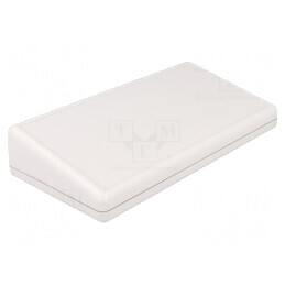 Carcasă desktop polistiren gri 170x85x34mm | Electronic-mag.ro | Componente Electronice