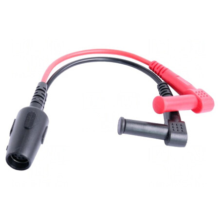 Adaptor pentru clești banană 4mm x2 | Electronic-mag.ro | Componente Electronice