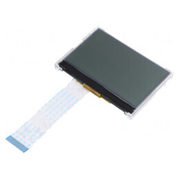 Afișaj LCD Grafic 128x64 LED FSTN 80x54mm | Electronic-mag.ro | Componente Electronice