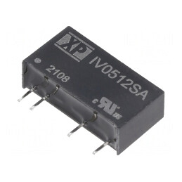 Convertor DC-DC 1W 5V la 12V 84mA SIP 80kHz | Electronic-mag.ro | Componente Electronice
