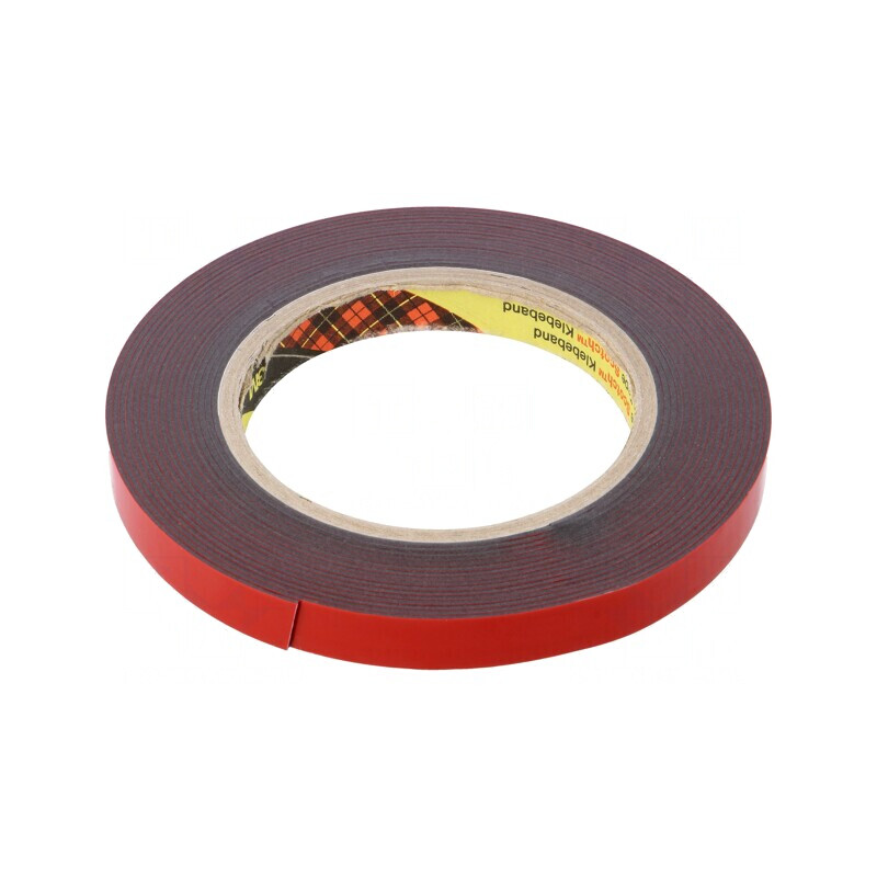 Bandă de Fixare Acrilică Gri 12mm x 5,5m | Electronic-mag.ro | Componente Electronice