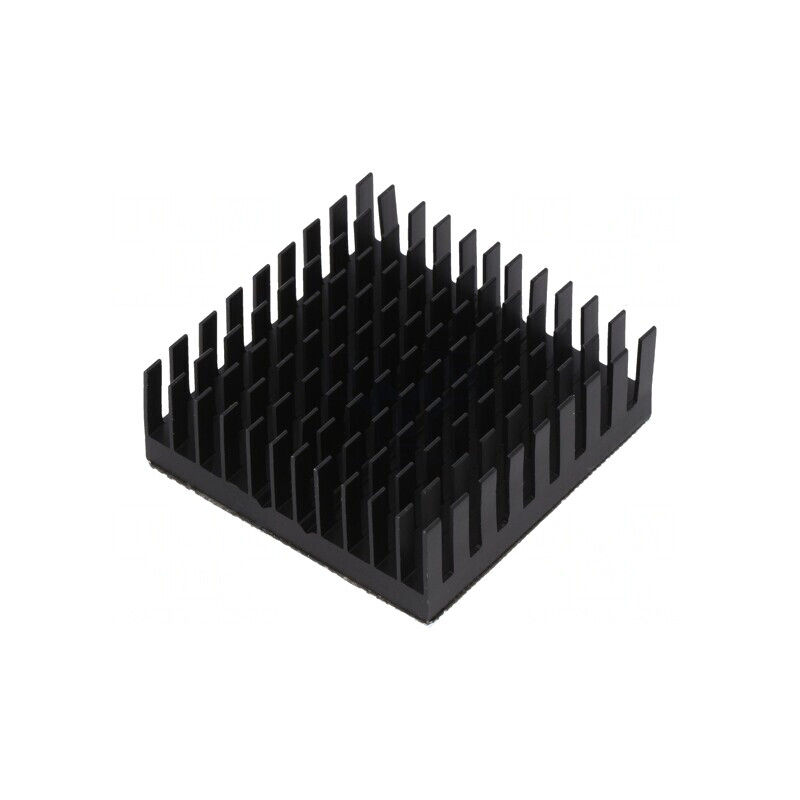 Radiator cu aripioare BGA negru 40x40mm | Electronic-mag.ro | Componente Electronice