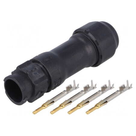 Conector circular tată PIN 4 18AWG÷16AWG X-Lok | Electronic-mag.ro | Componente Electronice