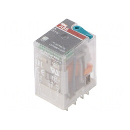 Releu Electromagnetic DPDT 220VDC 12A | Electronic-mag.ro | Componente Electronice